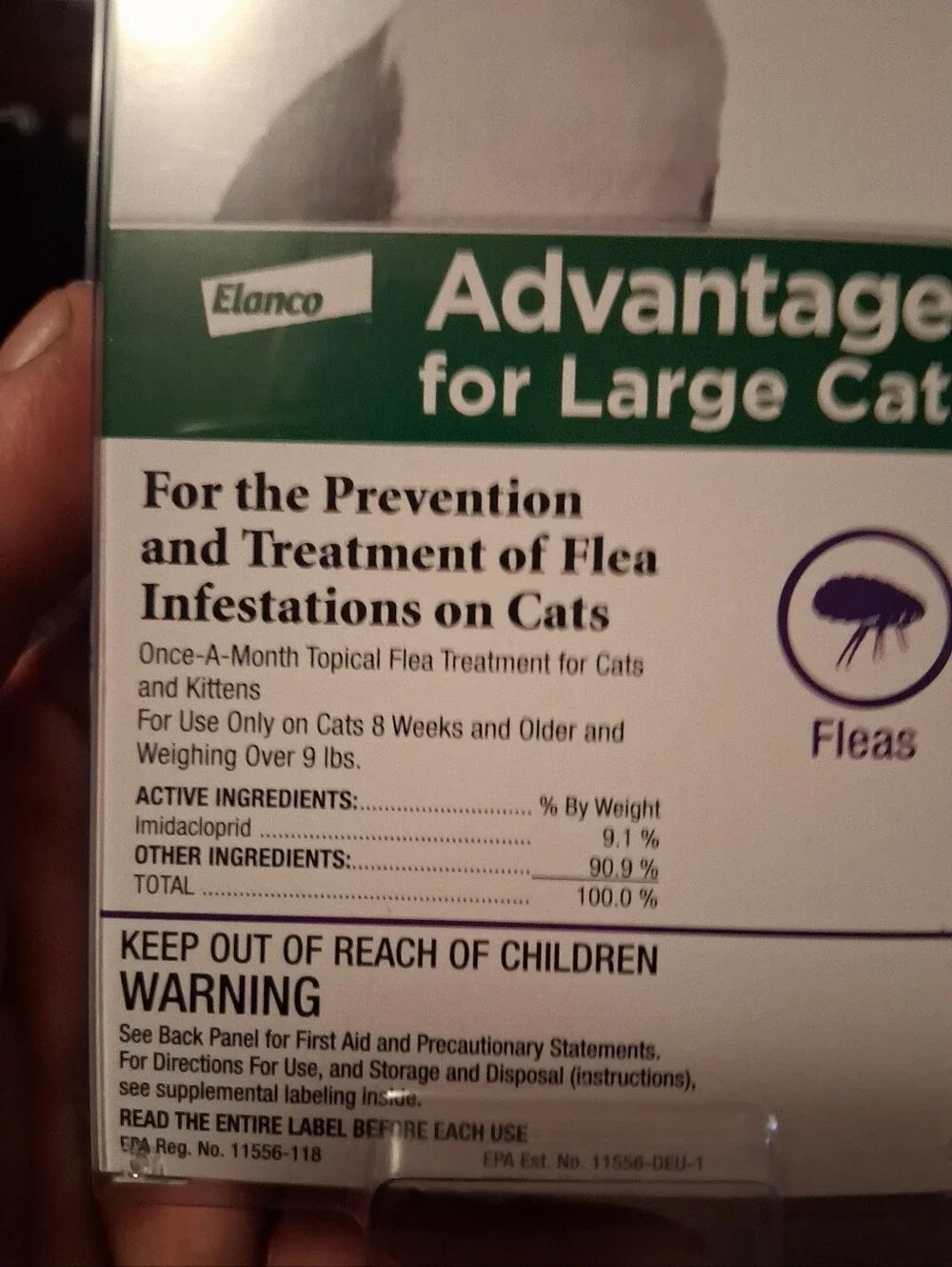 2 Packs of Advantage Flea Treatment And Prevention For Cats